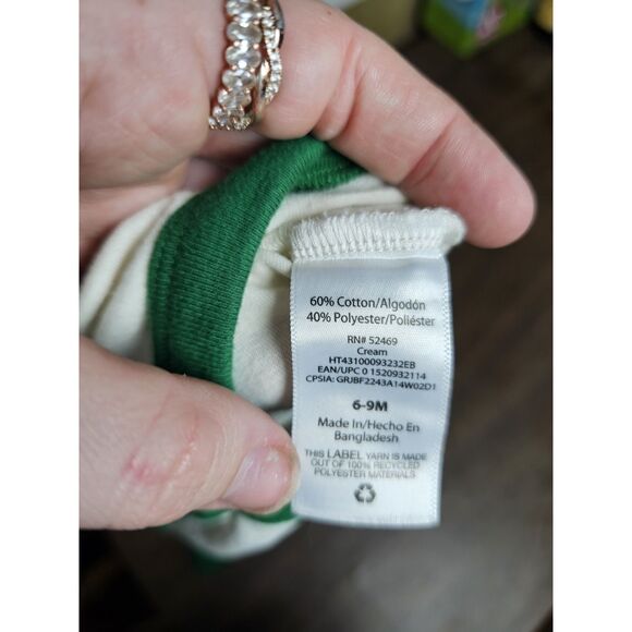 Holiday Time Baby Toddler Long Sleeve Christmas Bodysuit Sz 6-9 Oh What Fun 2022 - Picture 4 of 5